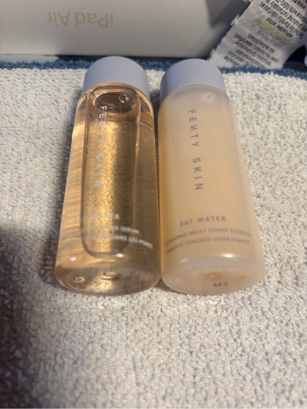 Fenty Beauty Fat Water Toner - Clear & Peach Bottles